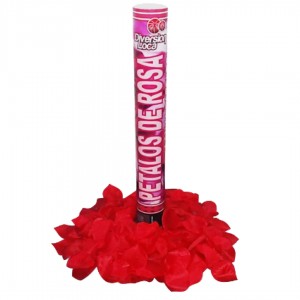 DIVERSION LOCA LANZA PAPEL PETALOS DE ROSAS 40cm
